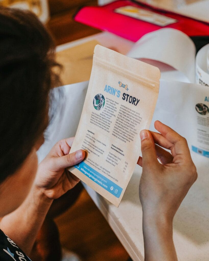 반려견 영양제 성분표 확인