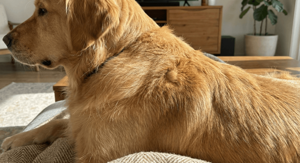 반려견 지방종과 비만세포종(MCT) 증상: 골든 리트리버의 피부 혹 관찰